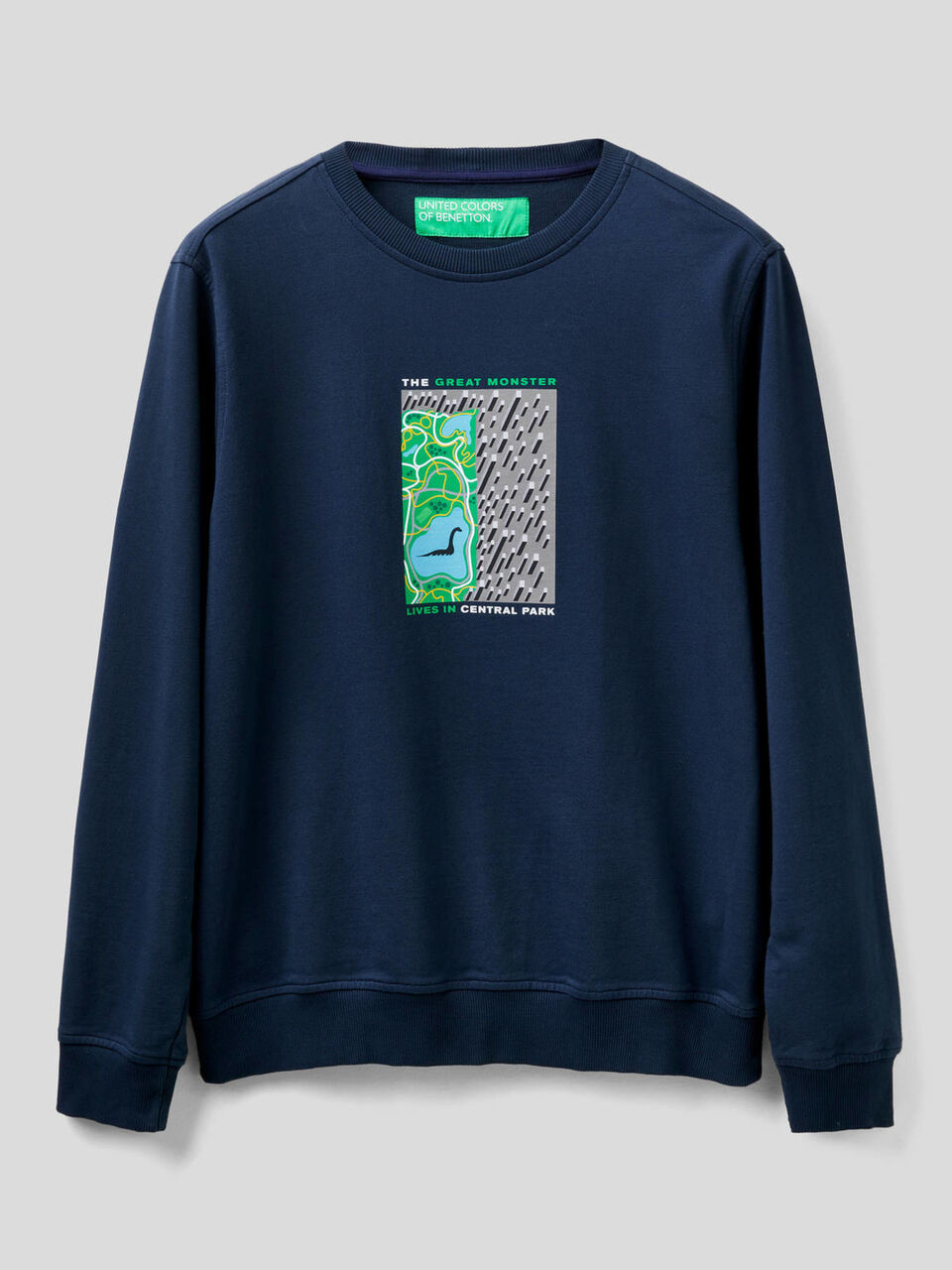 Sweatshirt aus 100% Bio-Baumwolle mit Print image number 1