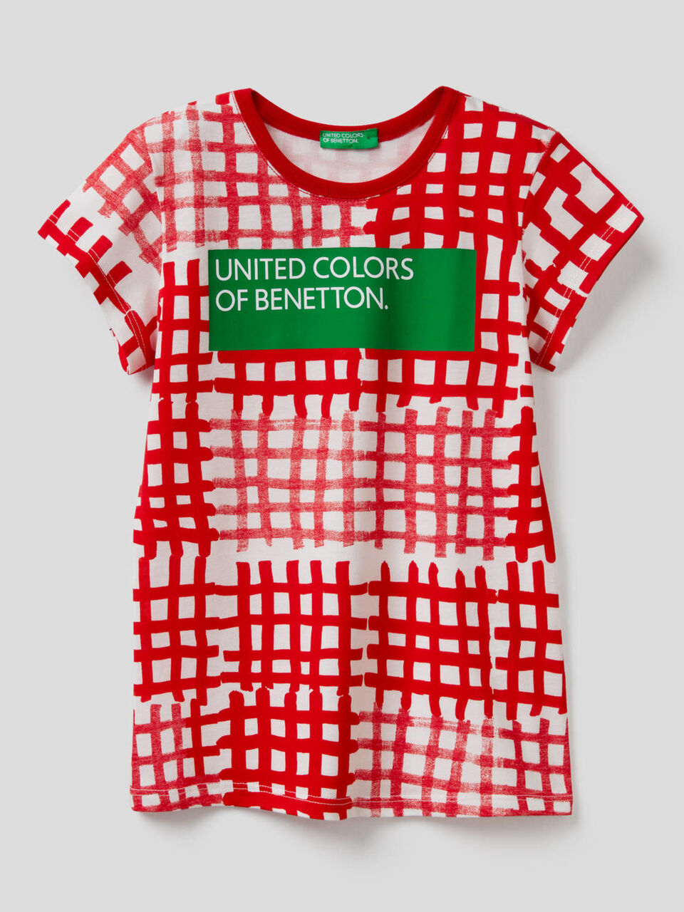 T-Shirt mit All-over-Print und Logo image number 1