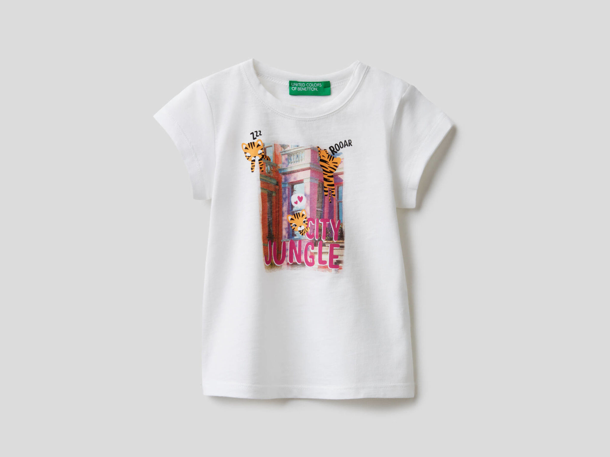 T-Shirt aus Bio-Baumwolle mit Print image number null