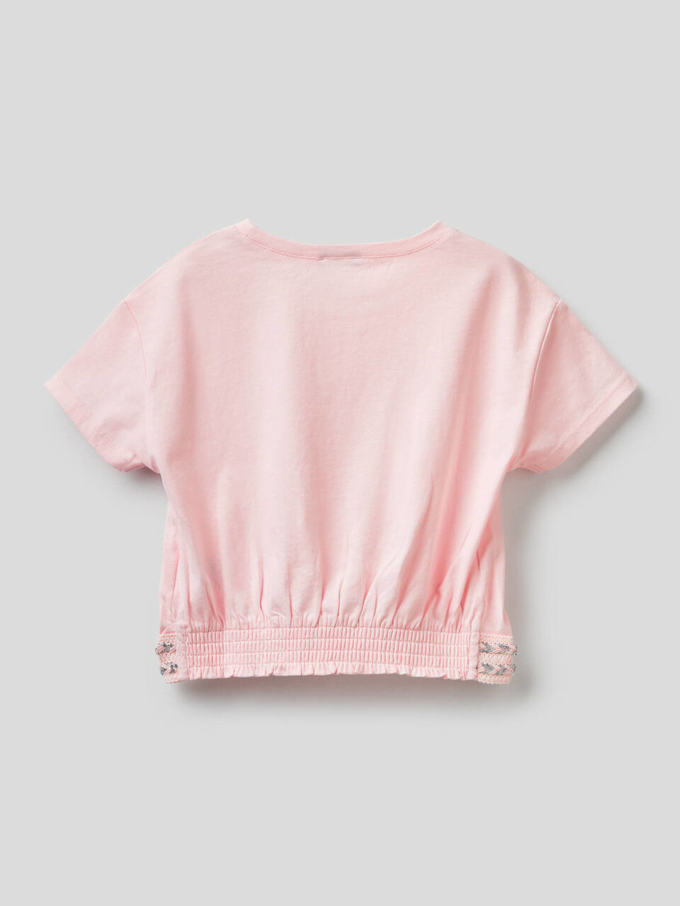 T-Shirt aus Baumwolle mit Cropped-Länge image number 2