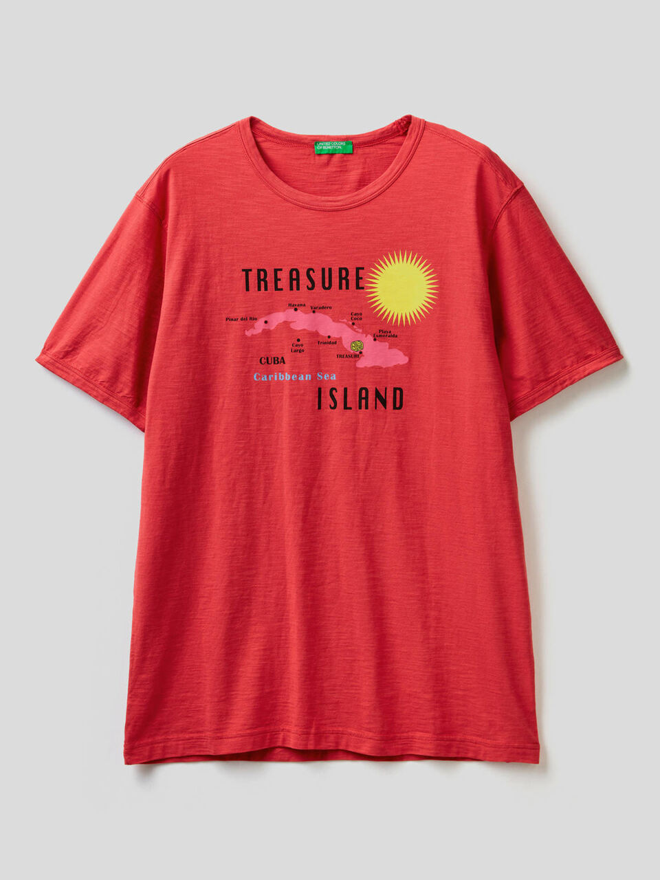 T-Shirt aus reiner Baumwolle mit Print image number 1
