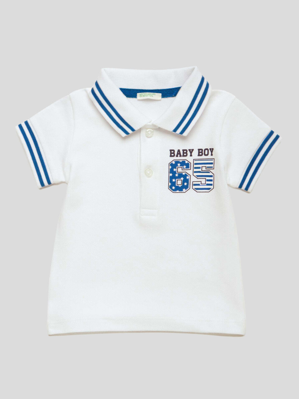 Polo mit Print an der linken Brust image number 1