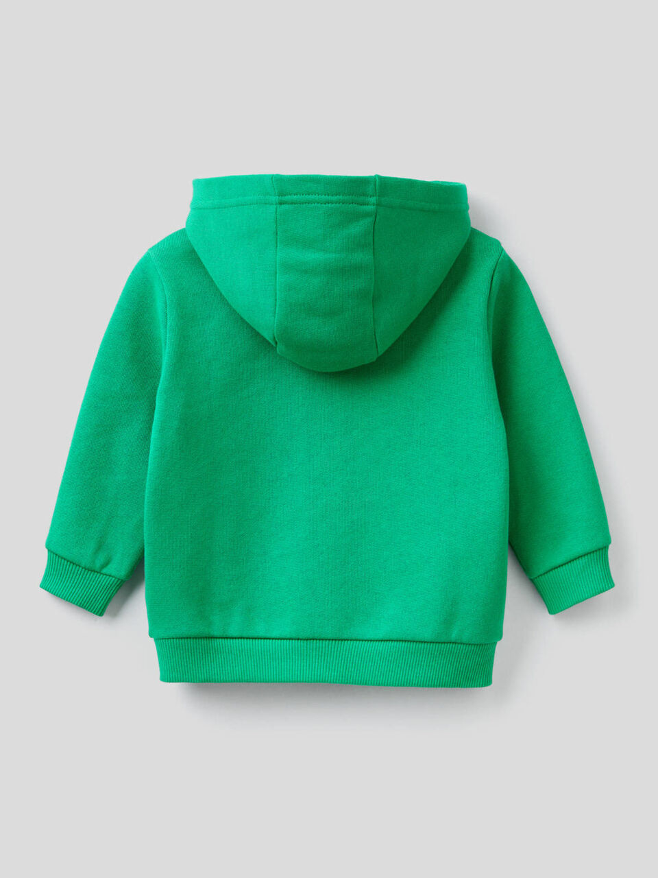 Sweatshirt aus Bio-Baumwolle mit Reißverschluss und Kapuze image number 2