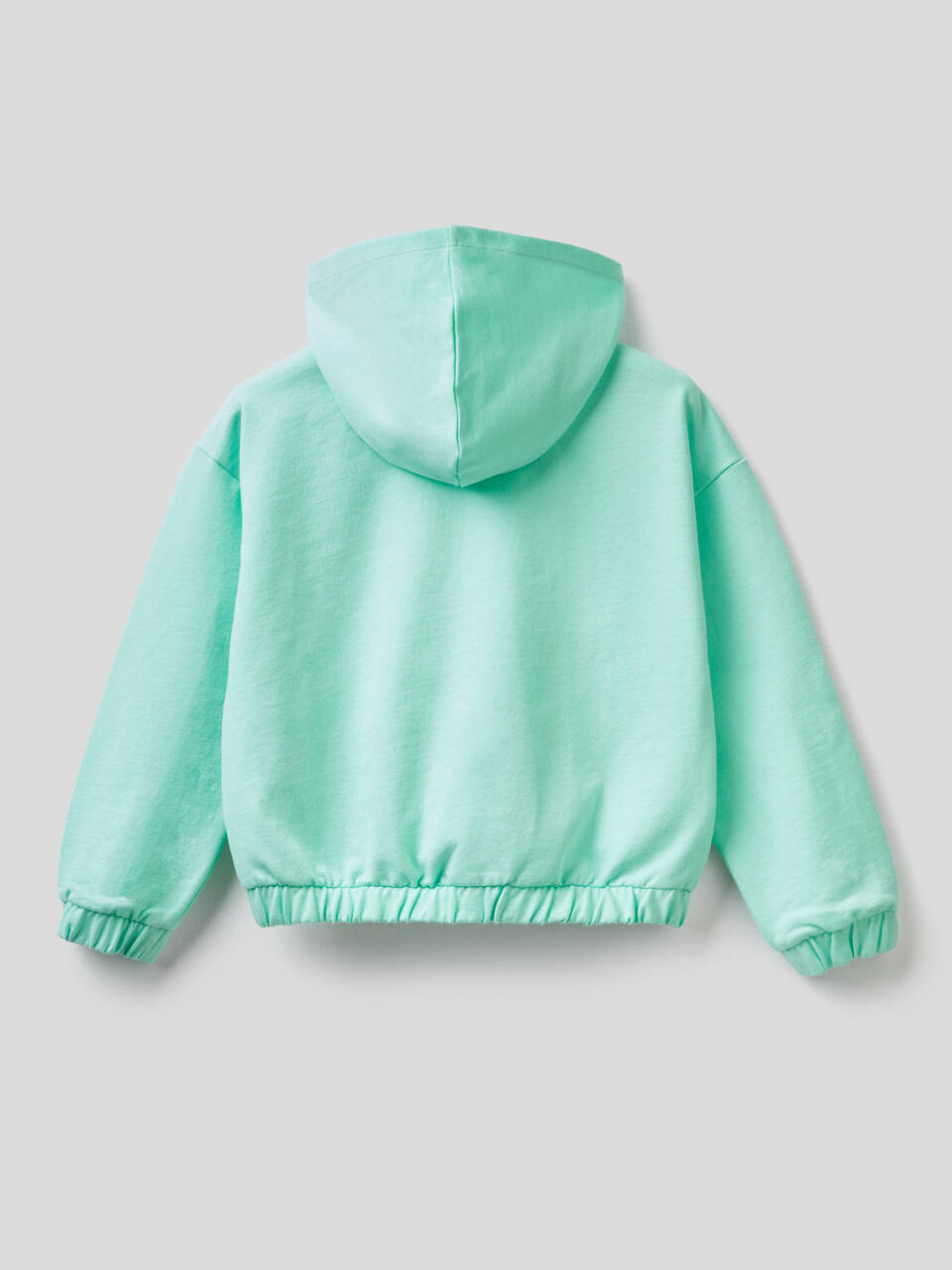 Leichtes Sweatshirt mit Reißverschluss und Kapuze image number 2