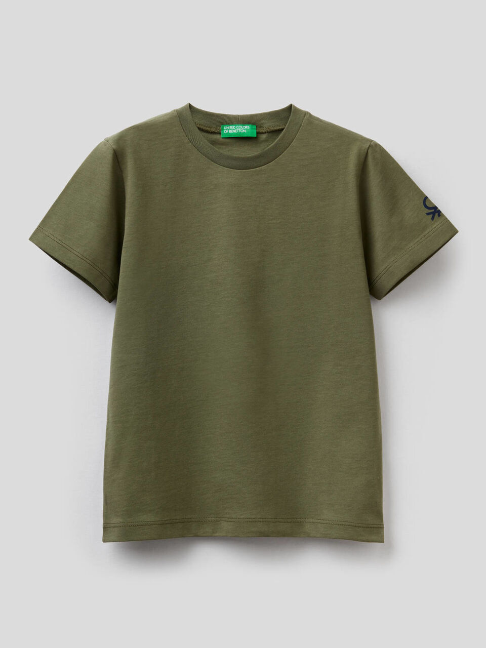 T-Shirt aus Bio-Baumwolle mit Logoprint image number 1