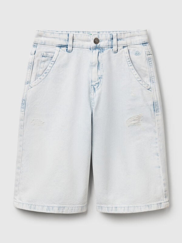 Kurze Jeanshose Jungen