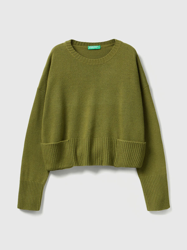 Pullover aus einer Woll-Viskose-Mischung Damen