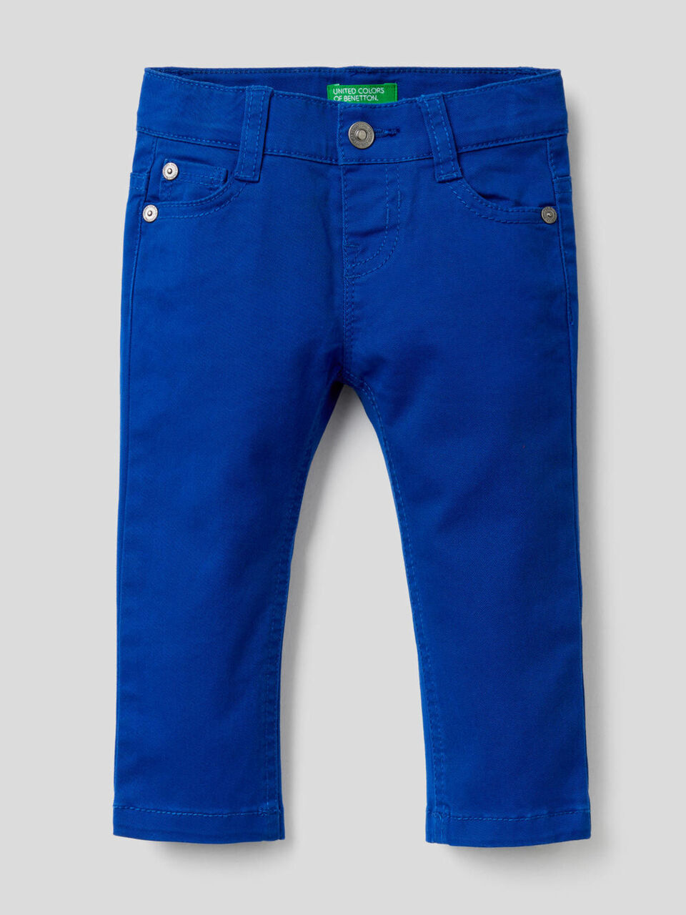 Hose im Slim Fit aus stretchiger Baumwolle image number 1