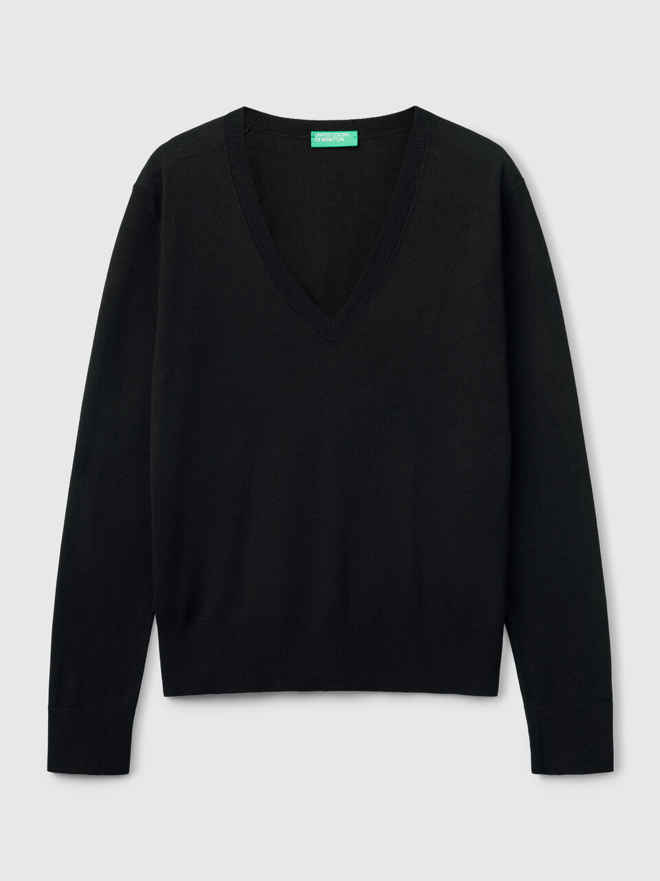 V NECK SWEATER L/S Damen image number 1