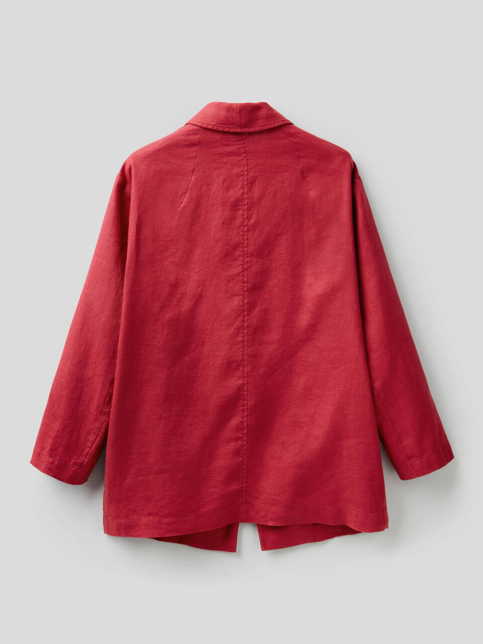 Blazer aus Leinen mit 3/4-Ärmeln image number 2