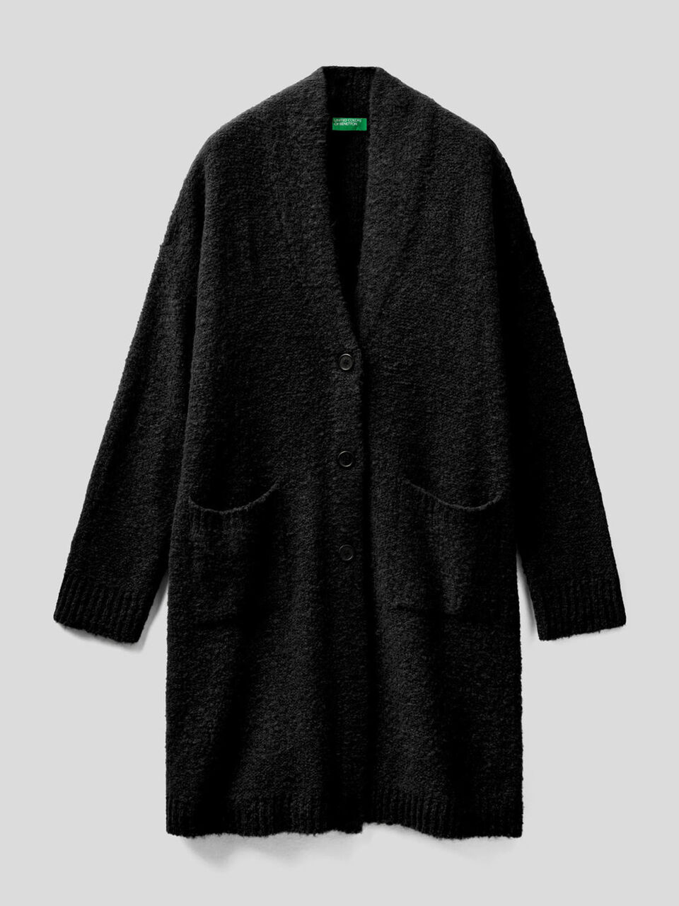 Maxi-Strickjacke aus einer weichen Wollmischung image number 1