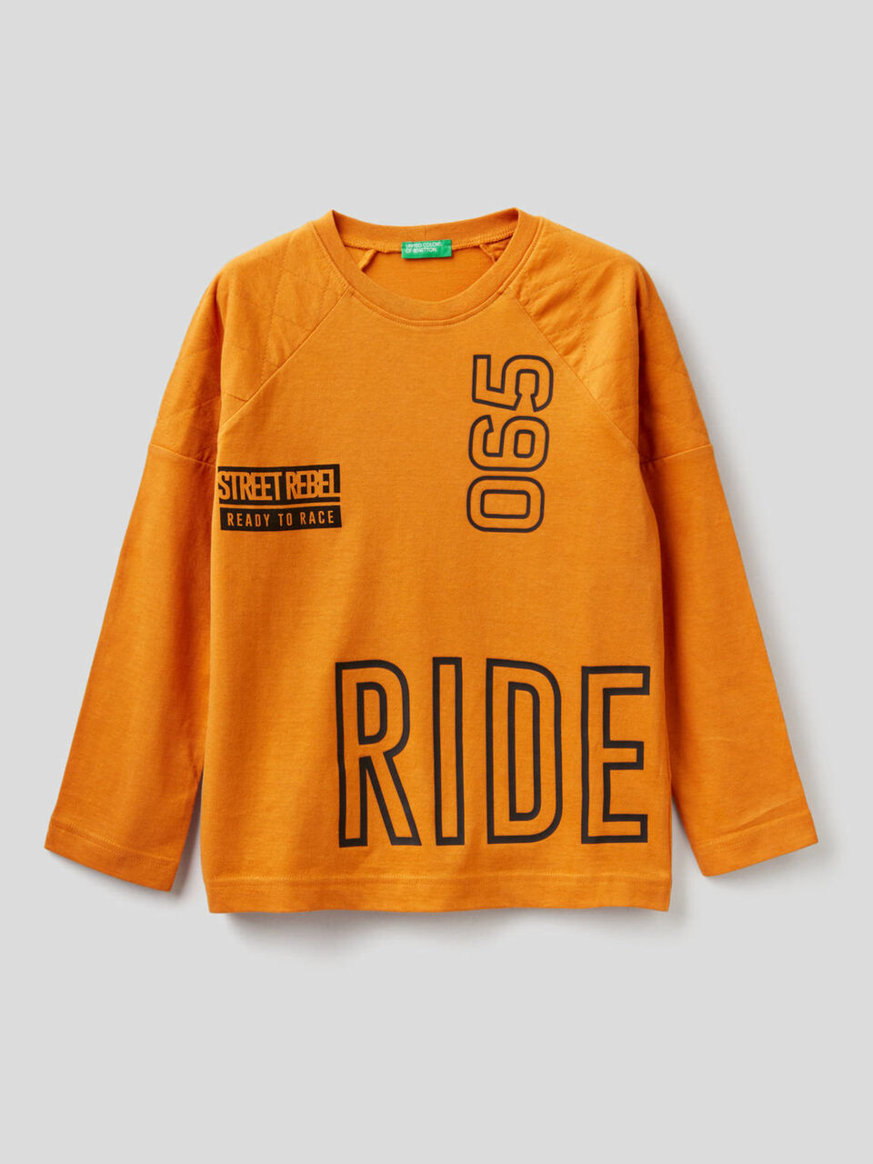T-Shirt mit Details im Lochmuster image number 1