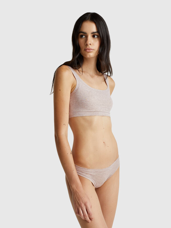 Tief sitzender Slip aus superelastischer Baumwolle Damen
