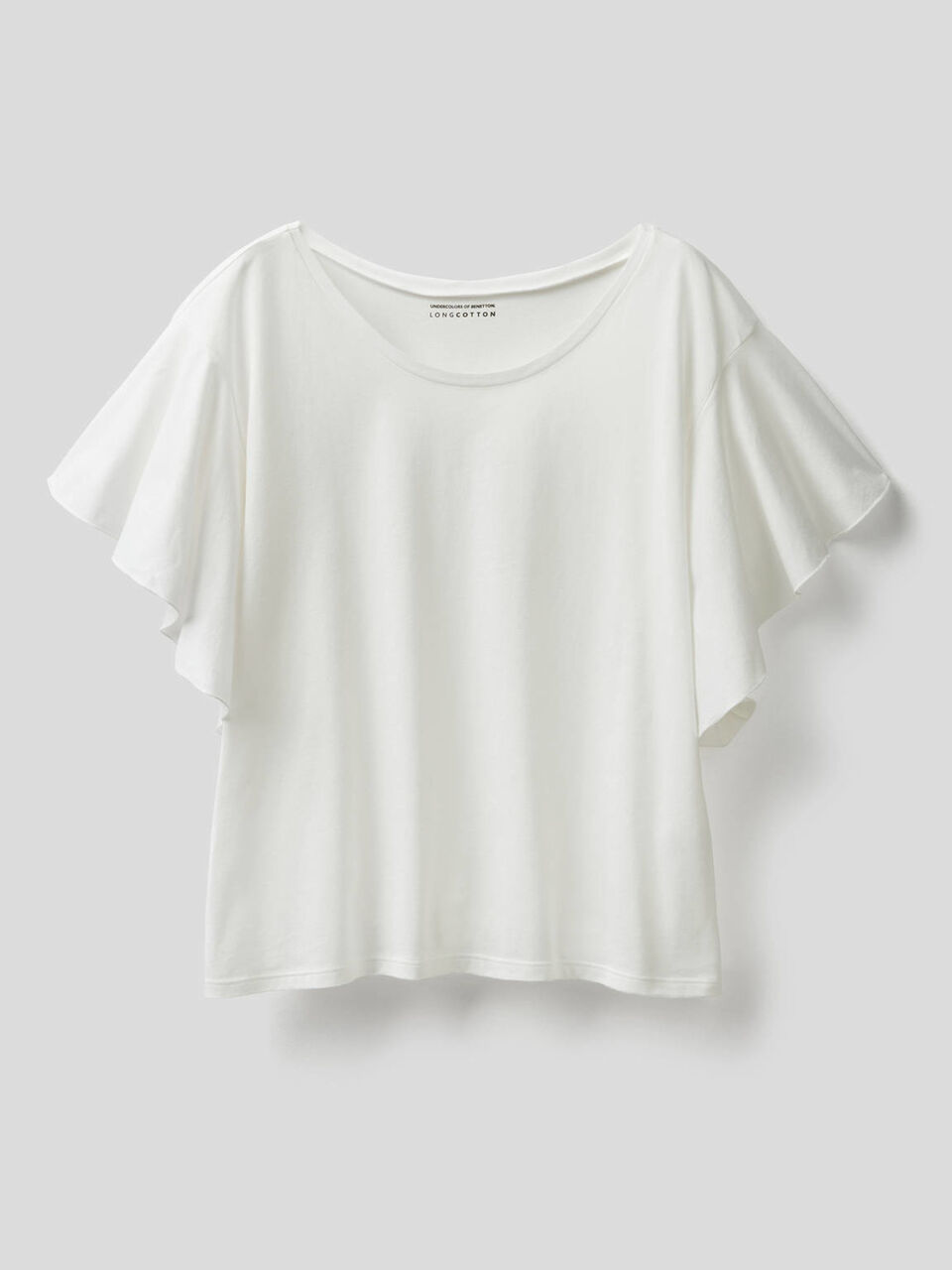 T-Shirt mit Volant-Ärmeln image number 1