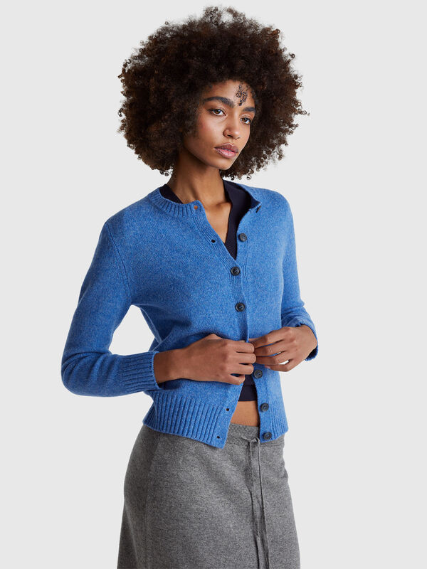 Strickjacke aus reiner Shetlandwolle Strickjacke aus reiner Shetlandwolle Damen