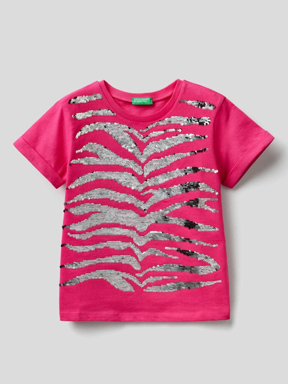 T-Shirt mit Pailletten image number 2