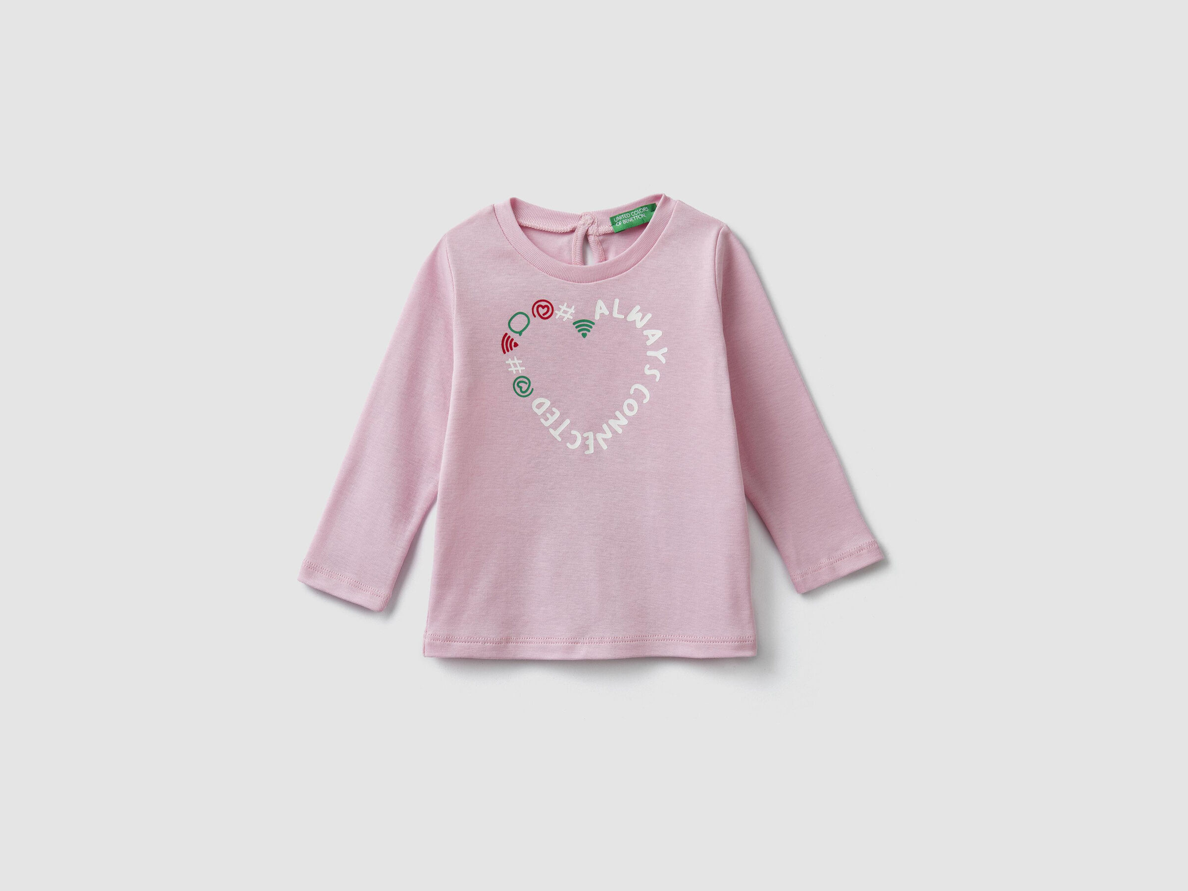 T-Shirt mit Print und Rippenmuster image number null