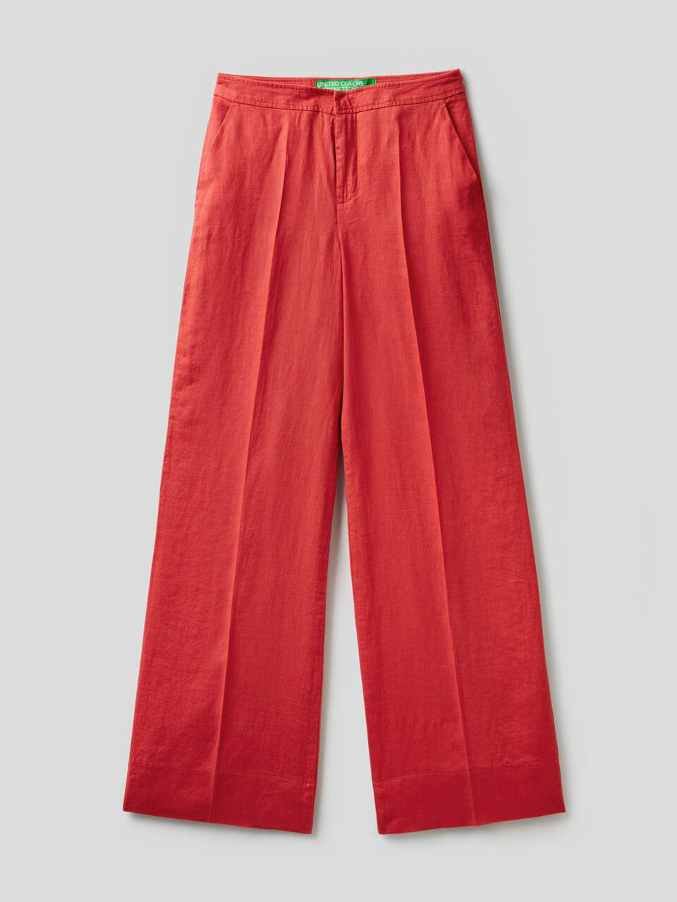 Palazzohose aus 100% Leinen image number 1