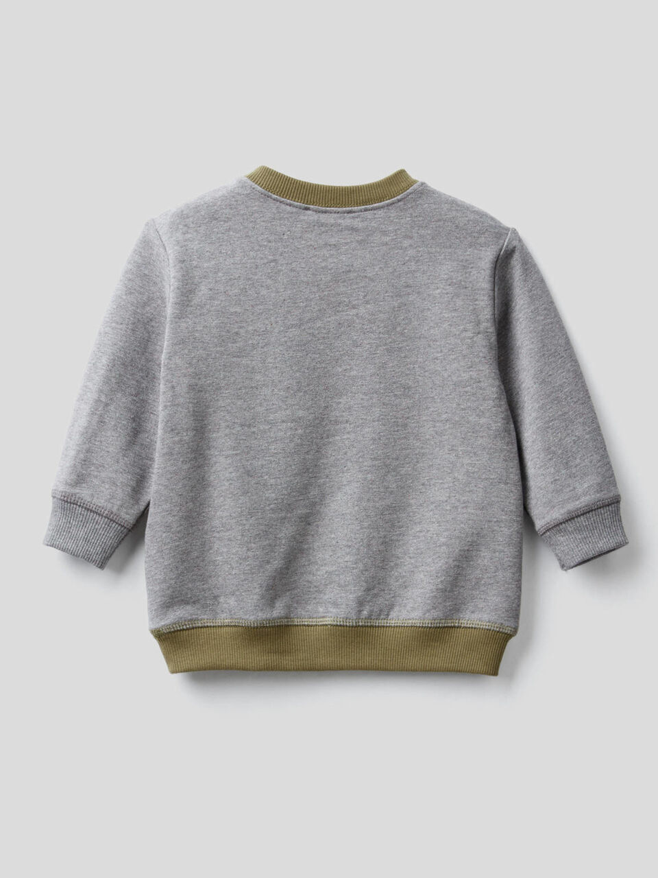 Sweatshirt aus stretchiger Bio-Baumwolle mit Farbblöcken image number 2