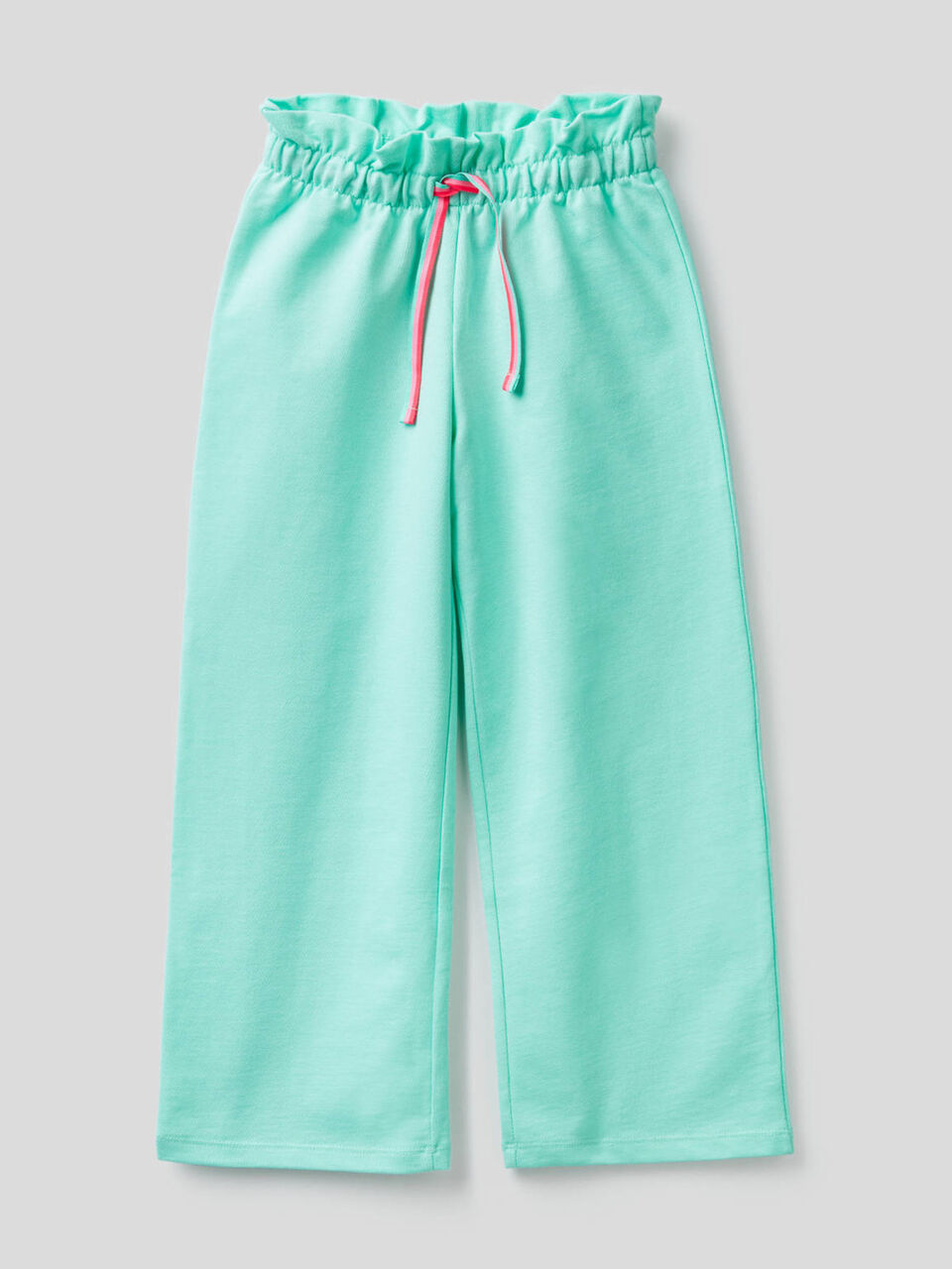 Hose aus leichtem Sweatstoff mit weitem Bein image number 1
