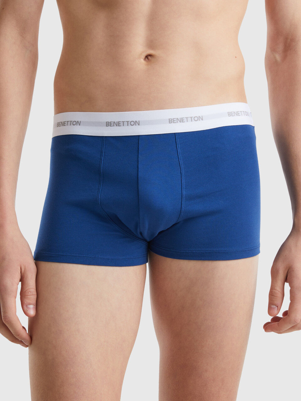 Boxershorts aus stretchiger Bio-Baumwolle in Dunkelblau