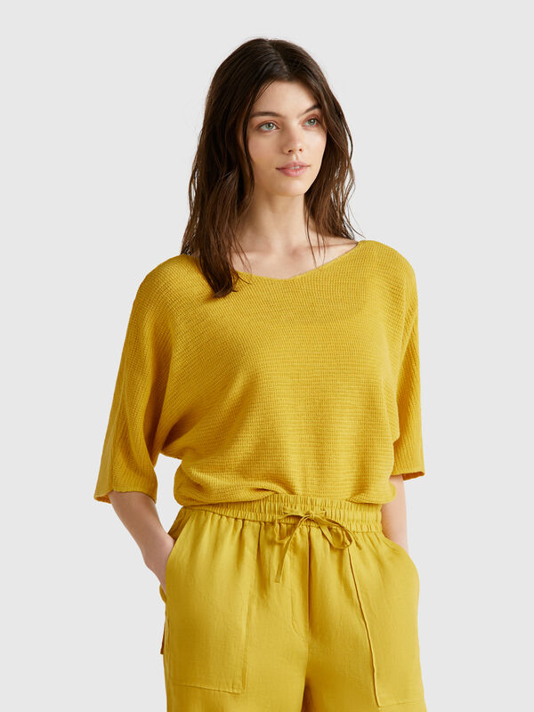 Wendbarer, kurz geschnittener Pullover Damen