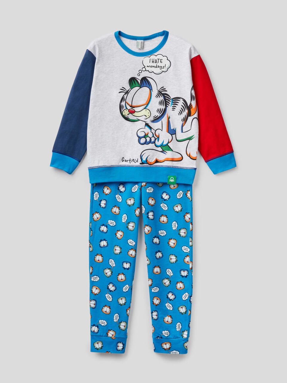 Pyjama mit Farbblöcken und Print Garfield image number 1