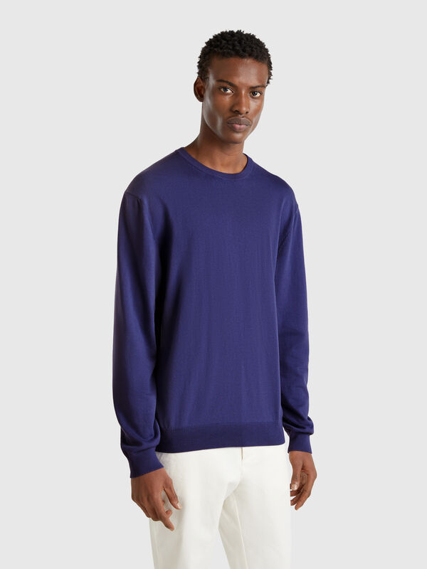 Pullover aus 100% Baumwolle mit Rundhalsausschnitt  Herren