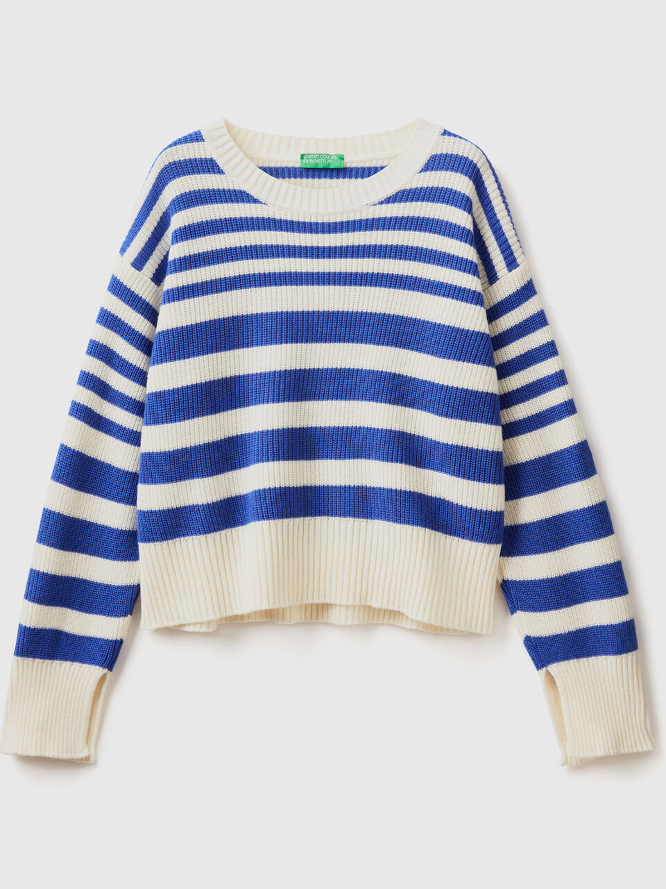 Gestreifter Pullover aus Mischwolle image number 1