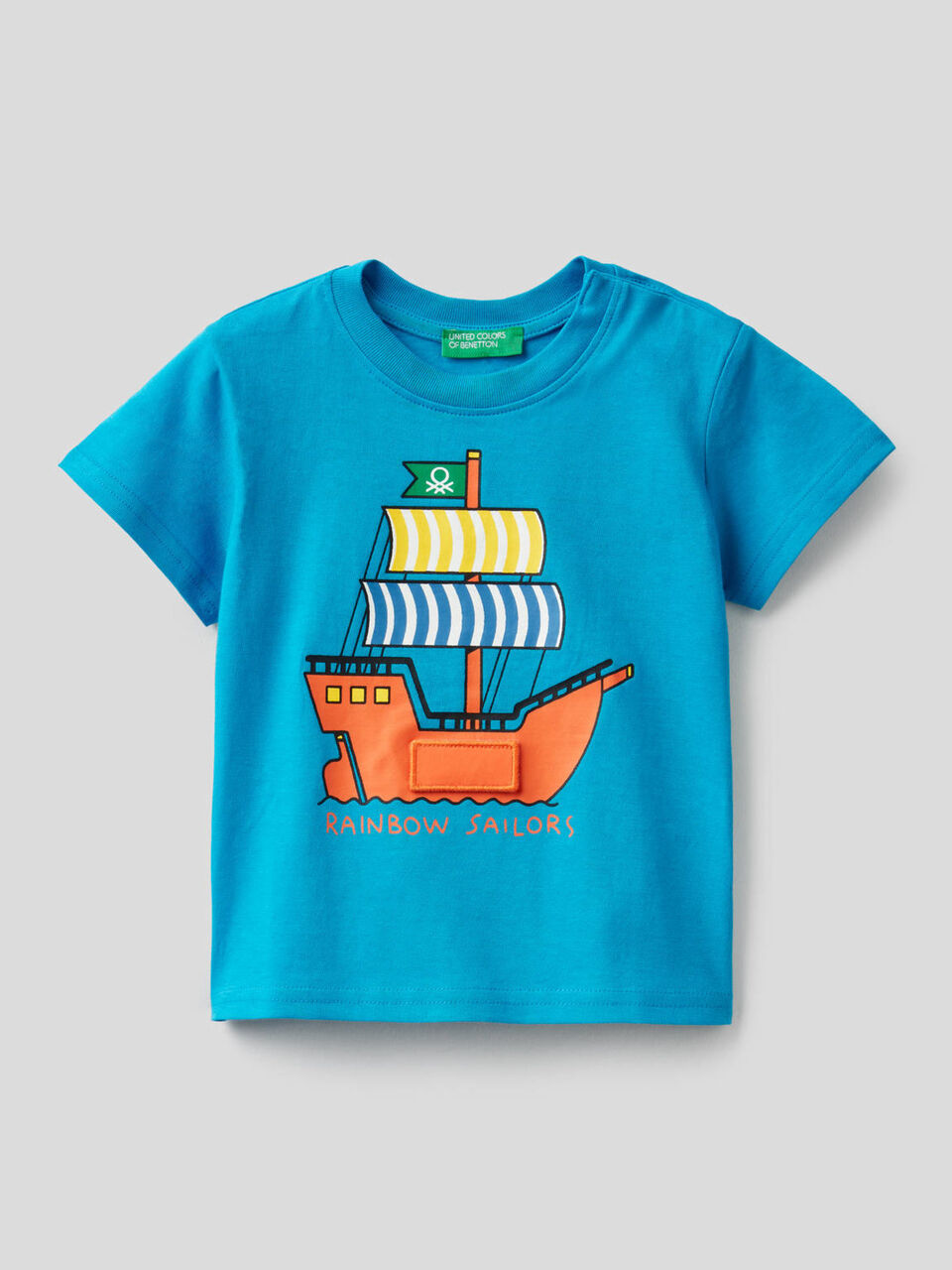 T-Shirt aus Baumwolle mit Print image number 1