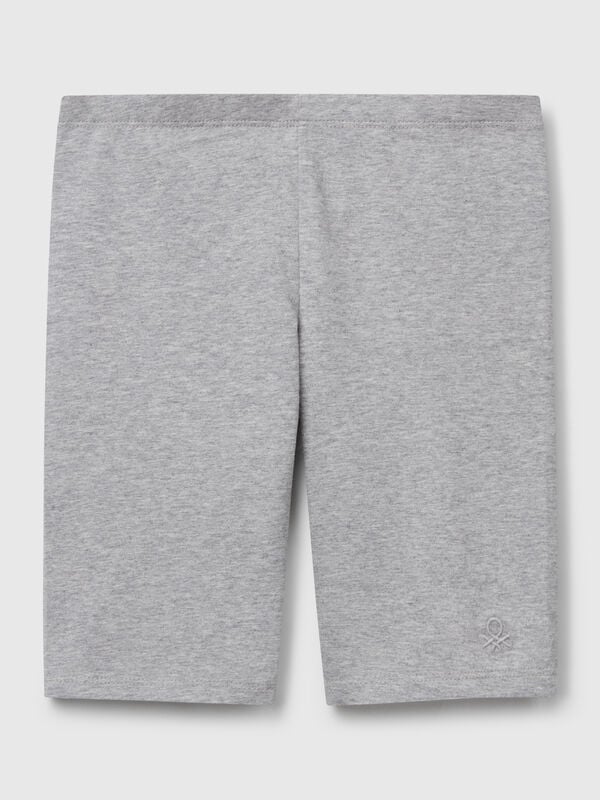 Kurze Leggings aus Stretch-Baumwolle Mädchen