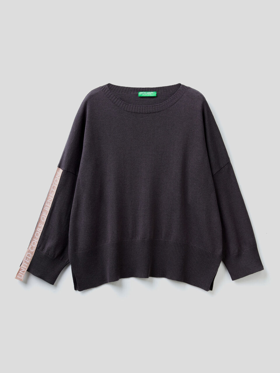 Pullover aus Mischwolle mit Logo-Band image number 1