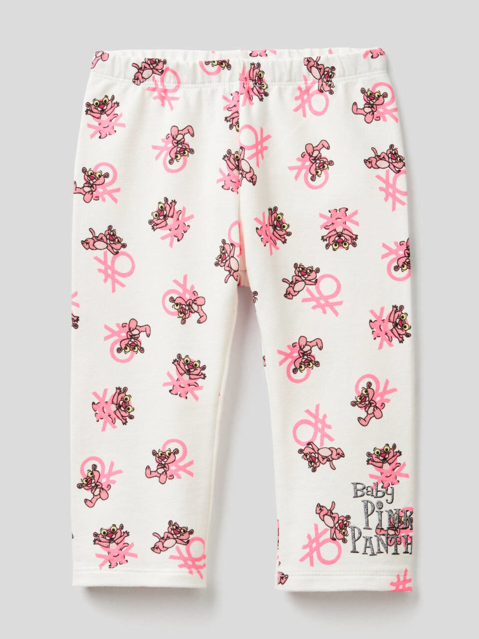 Leggings mit Rosaroter Panther Muster image number 1
