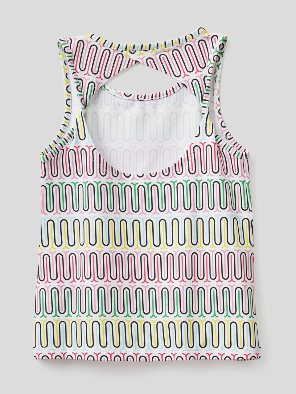 Top aus stretchiger Baumwolle mit Print image number 2