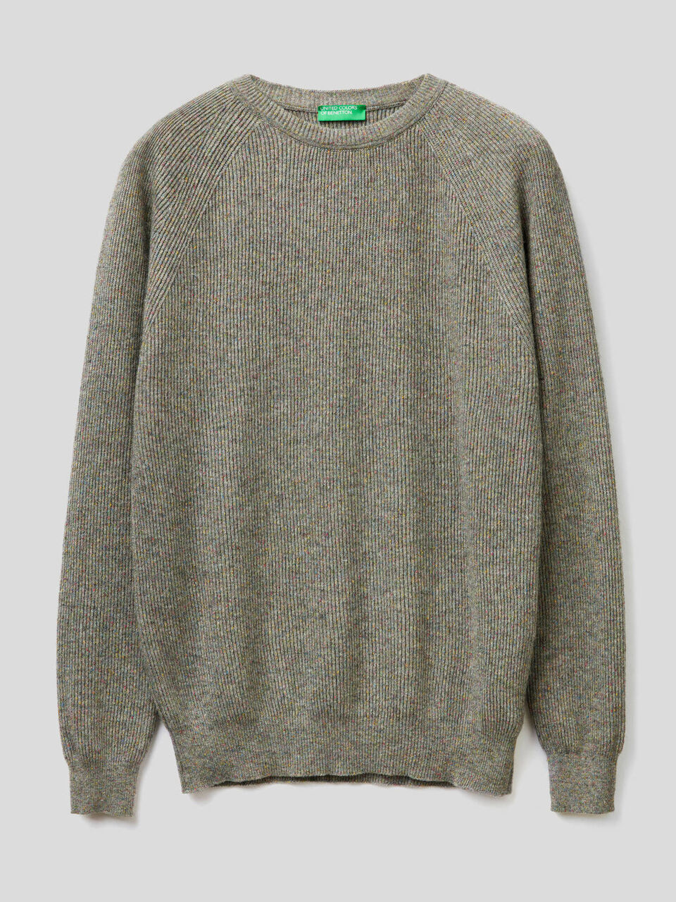 Gerippter Pullover in einer Mischung aus Wolle und Seide image number 1