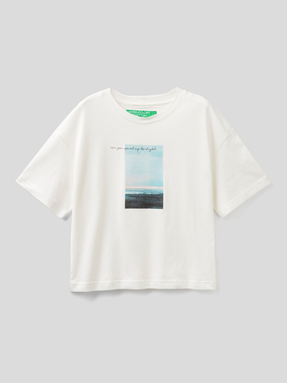 T-Shirt aus 100% Baumwolle mit Print image number 1
