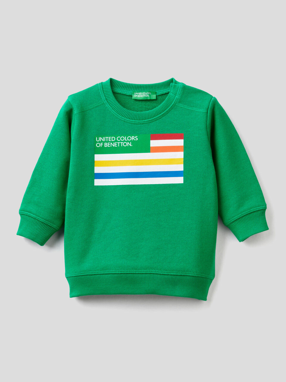 Sweater aus Bio-Baumwolle mit Aufdruck image number 1