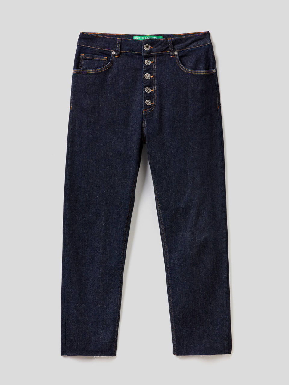 Five-Pocket-Jeans im Mom-Fit image number 1