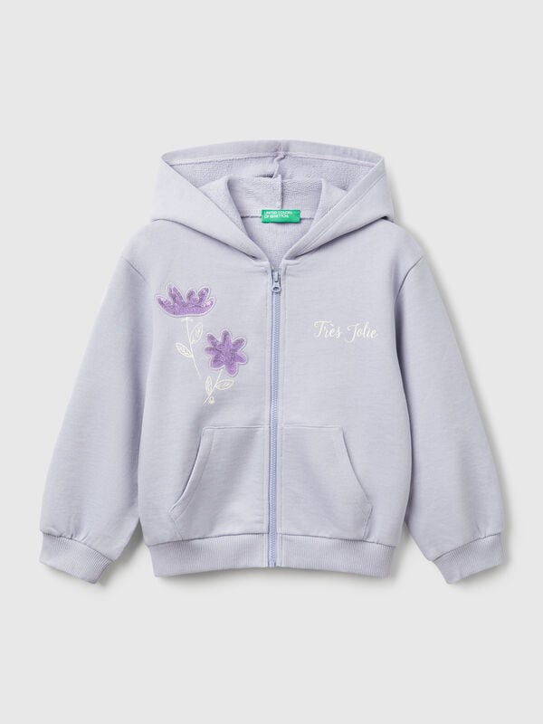 Kapuzenpullover mit Pailletten Mädchen