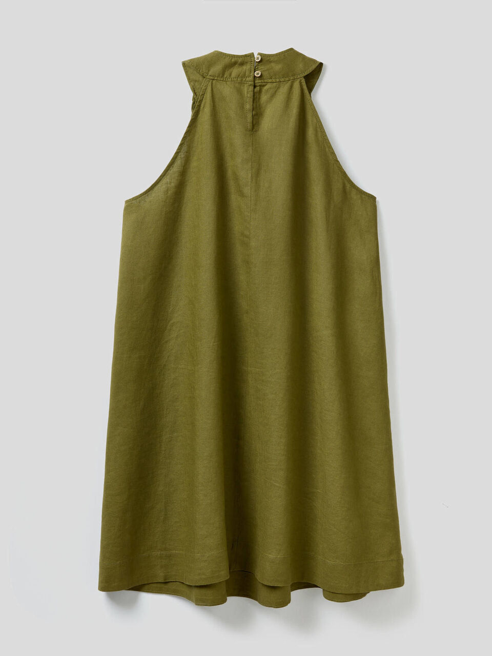Kurzes Kleid aus 100% Leinen image number null