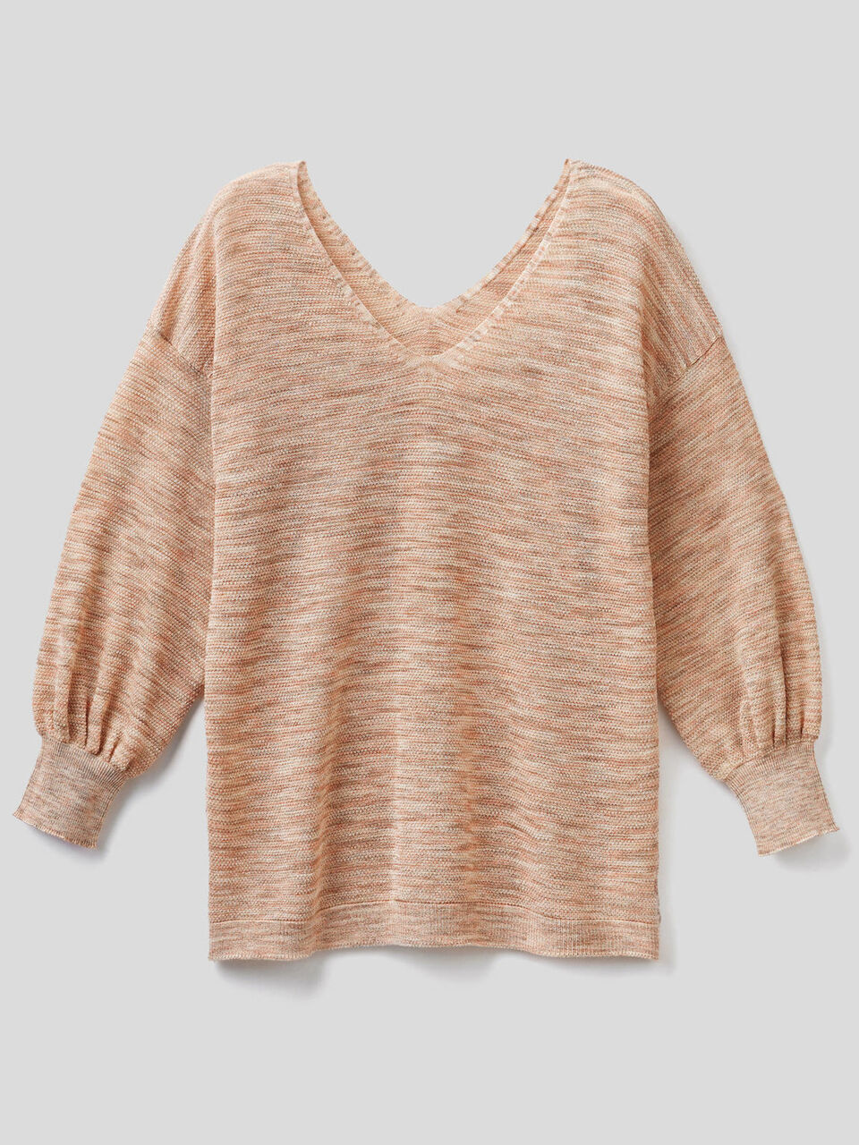 Pullover mit V-Ausschnitt vorne und hinten image number 1