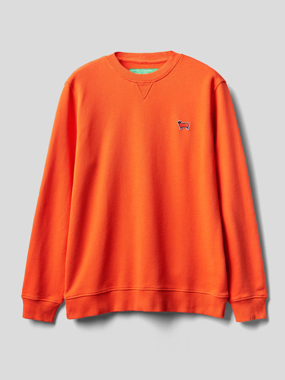 Einfarbiges Sweatshirt aus Bio-Baumwolle image number 1
