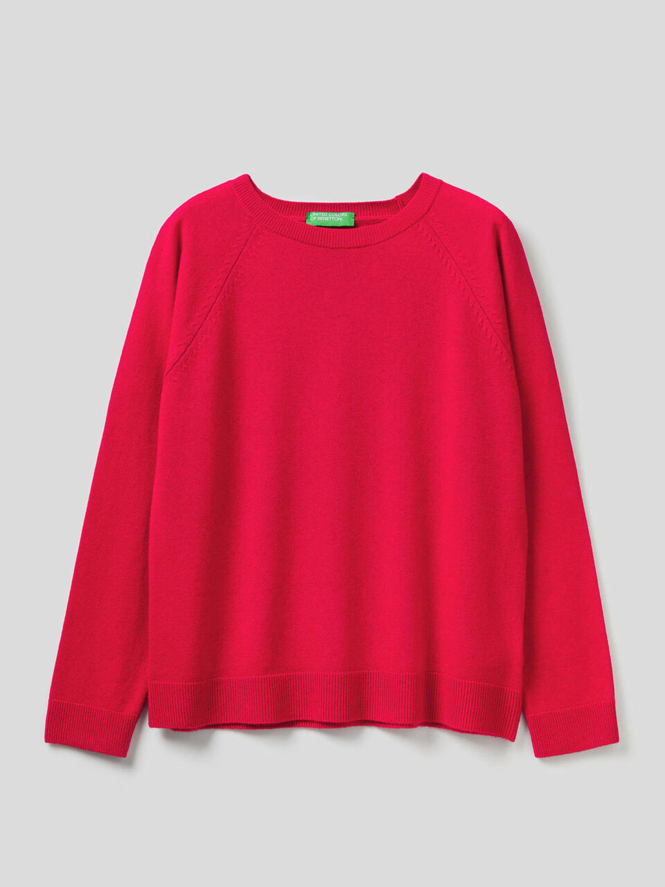 Pullover mit Rundausschnitt in einer Mischung aus Wolle und Cashmere image number 1