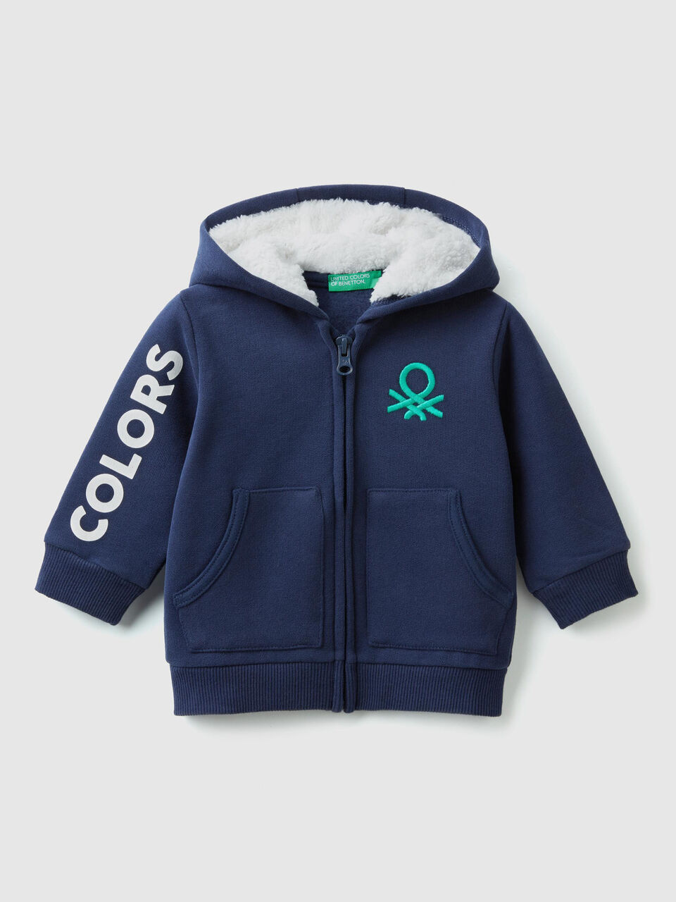 Sweatshirt mit Kapuze und aufgedrucktem Logo image number 1