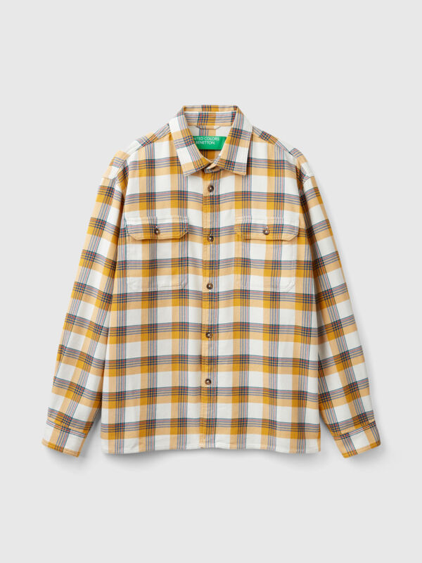 Overshirt in Tartan-Flanell Herren