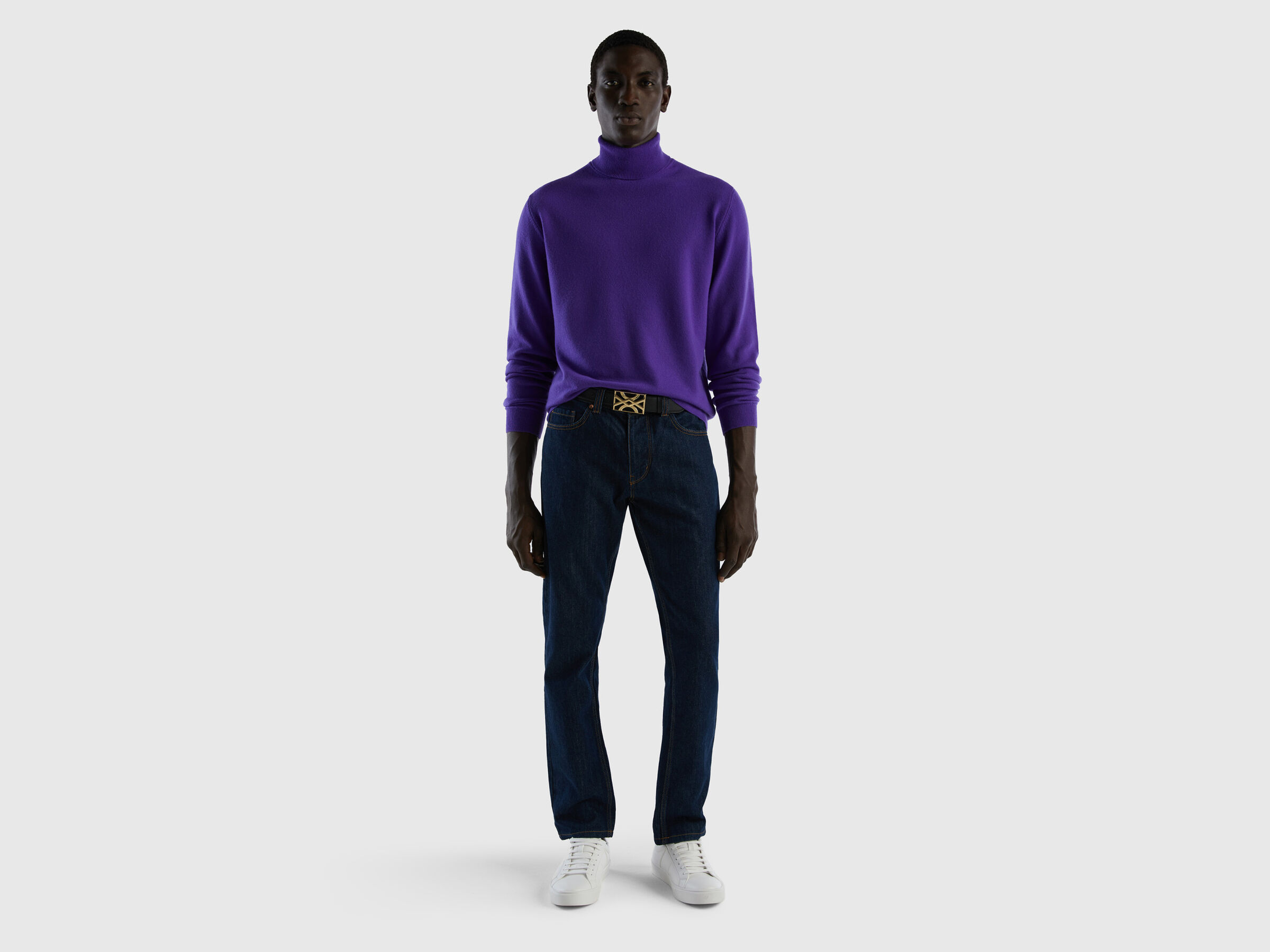 Rollkragenpullover aus reiner Schurwolle image number 3