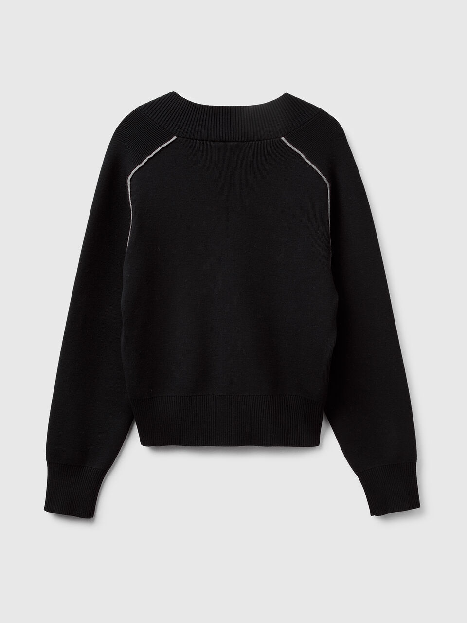 V NECK SWEATER L/S Damen image number 2
