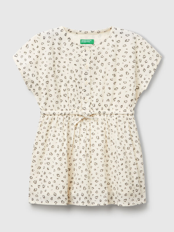 Kleid mit Animal-Print Mädchen