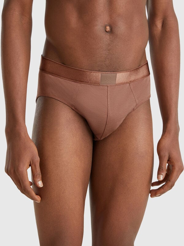 Slip aus Baumwollmischung Herren
