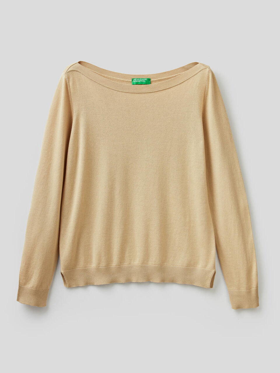 Pullover mit Carmenausschnitt image number 1